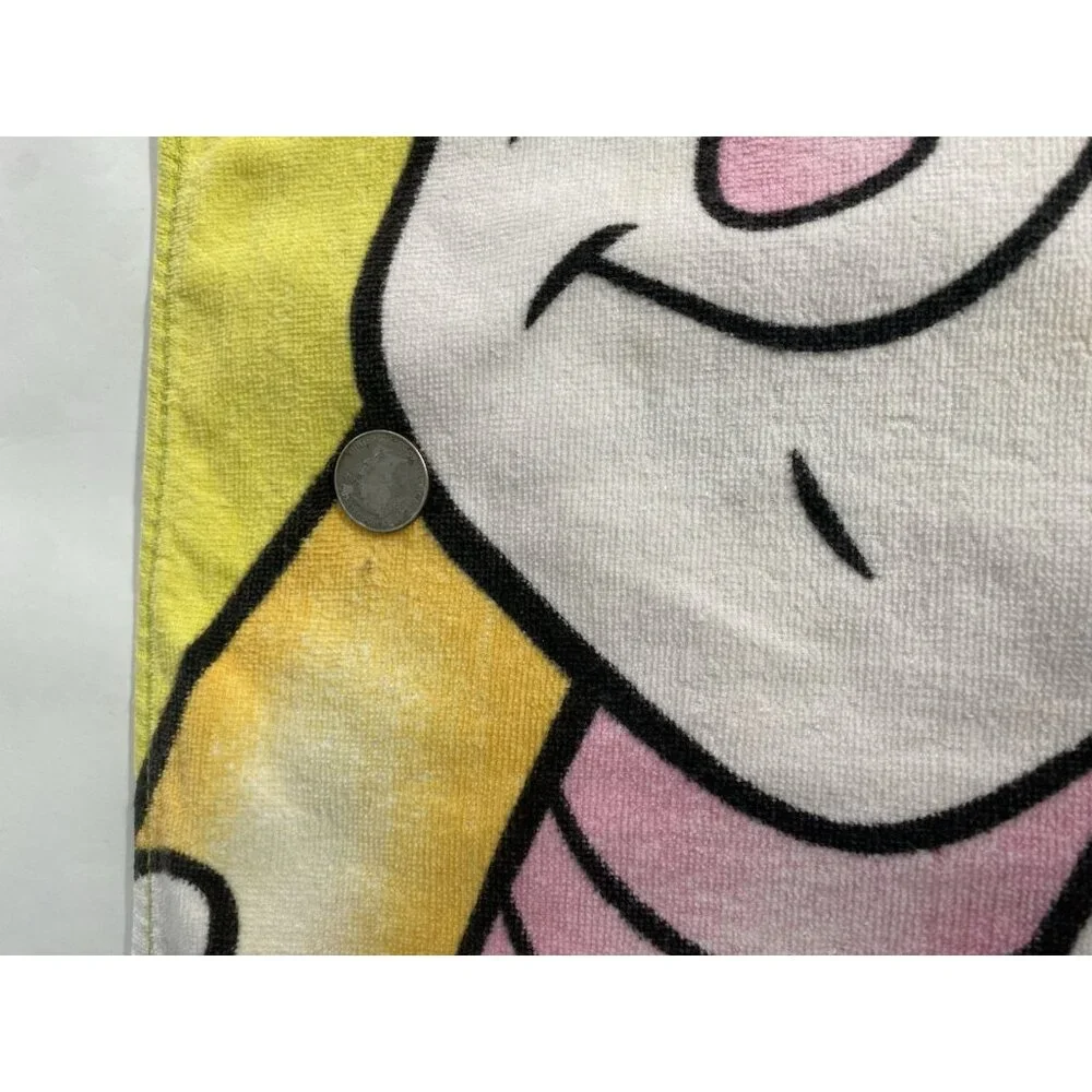 Disney Winnie the Pooh Beach Towel Piglet Eeyore Pool Swim Towel 29 x 56 READ